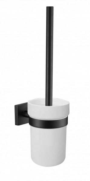 Ёрш Rainbowl CUBE керамика к стене (2790-4BP) черный матовый