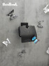 Бумагодержатель Rainbowl CUBE для ванной 2742-BP с крышкой настенный черный матовый