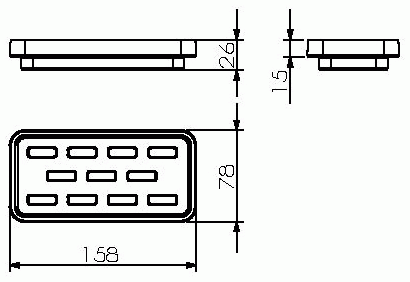 Мыльница стеклянная матовая Langberger 32015A-00-01