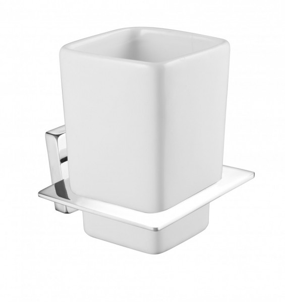 Стакан Rainbowl CUBE к стене керамика квадратный (2784-7)