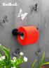 Бумагодержатель Rainbowl LONG для ванной (2241-1BP) без крышки настенный черный матовый