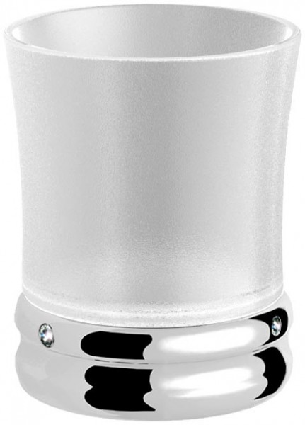 Стакан Langberger стеклянный настольный круглый "Swarovski" 22213A